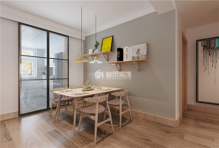 雅居樂花園146㎡餐廳設(shè)計裝修效果圖