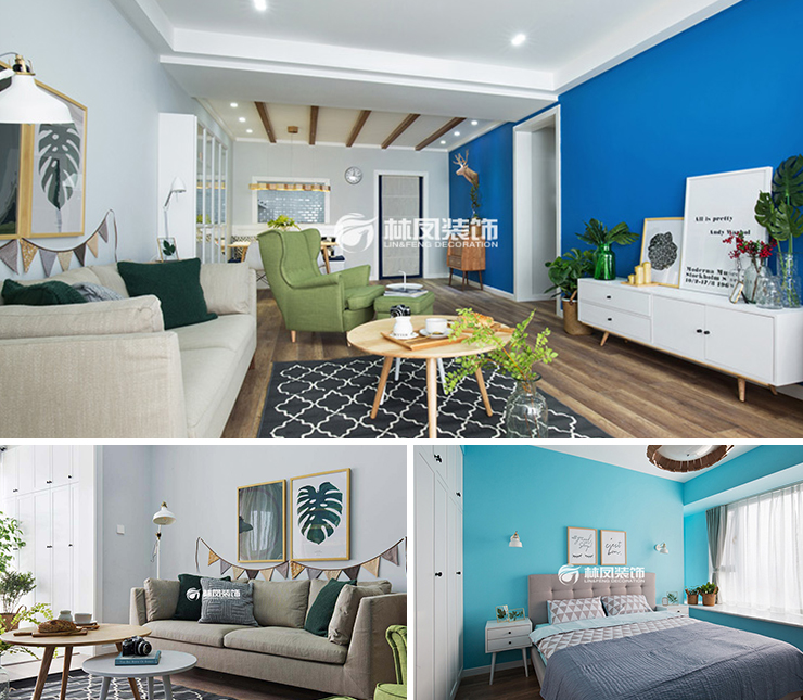 華發(fā)全運首府120平北歐風(fēng)格裝修效果圖