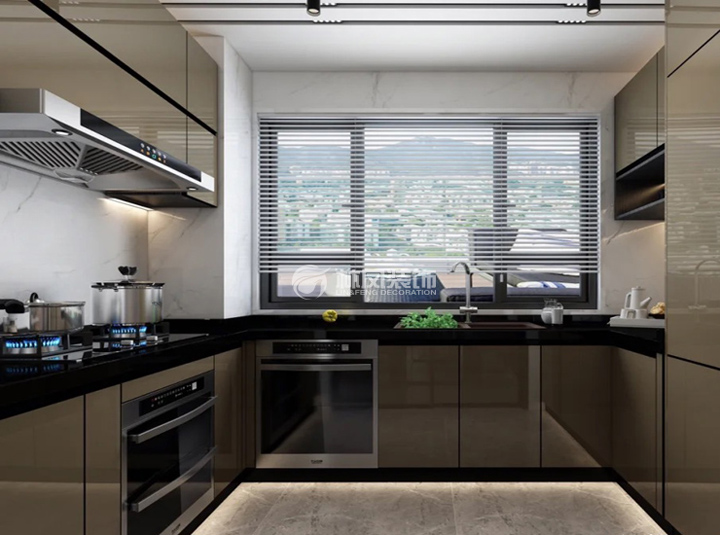 現(xiàn)代風格廚房裝修效果圖