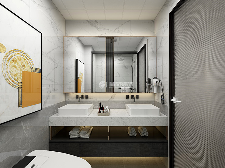 現(xiàn)代風(fēng)格衛(wèi)生間干區(qū)設(shè)計(jì)裝修效果圖